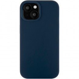 Чехол uBear Touch Mag Case силикон темно-синий (с MagSafe) для iPhone 15