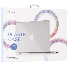Чехол VLP накладка Plastic Case пластик для Macbook Air 13.6" 2022 прозрачный