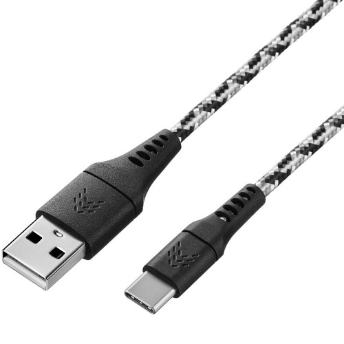 Кабель Rocket Contact (RDC504BW01CT-AC) USB - USB-С 1м черно-белый
