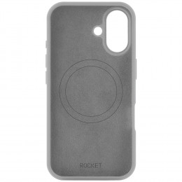 Чехол Rocket Silk силикон (с MagSafe) для iPhone 16 серый