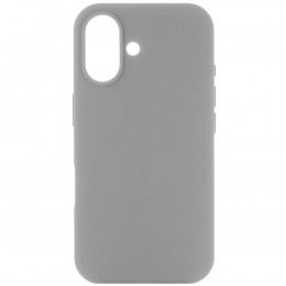 Чехол Rocket Silk силикон (с MagSafe) для iPhone 16 серый
