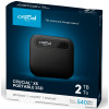 Переносной SSD-накопитель Crucial X6 USB-С 2ТБ черный