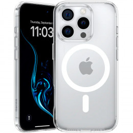 Чехол KWI-NI силикон прозрачный (с MagSafe) для iPhone 16 Pro Max