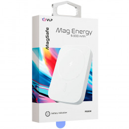 ПЗУ vlp (1043002) 5000mAh, Magsafe 1 USB-C 20W, белое