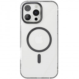 Чехол VLP накладка Element Case алюминий (с MagSafe) для iPhone 16 Pro Max прозрачный/черный