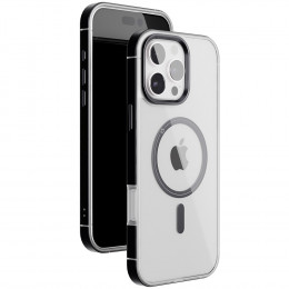 Чехол VLP накладка Element Case алюминий (с MagSafe) для iPhone 16 Pro Max прозрачный/черный