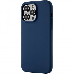 Чехол uBear Touch Mag Case силикон темно-синий (с MagSafe) для iPhone 14 Pro Max
