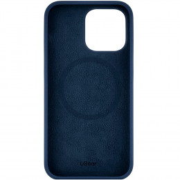 Чехол uBear Touch Mag Case силикон темно-синий (с MagSafe) для iPhone 14 Pro Max