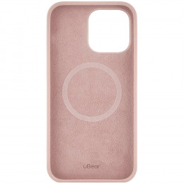 Чехол uBear Touch Mag Case силикон розовый (с MagSafe) для iPhone 14 Pro Max
