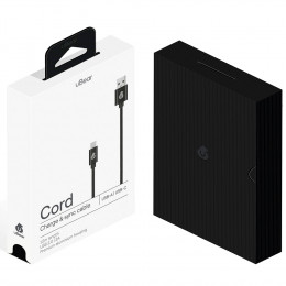 Кабель uBear Cord (DC07BL01-AC) USB - USB-С 1,2м черный
