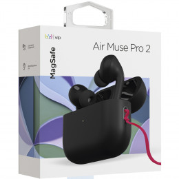 Наушники VLP Air Muse Pro 2 (1021003) Bluetooth вакуумные с микрофоном черные