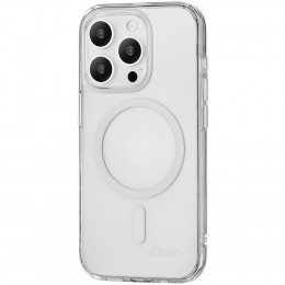 Чехол uBear Real Mag Case пластик прозрачный (с MagSafe) для iPhone 15 Pro
