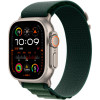 Apple Watch Ultra 2, 49 мм, корпус из титана Natural Titanium, Alpine Loop L Dark Green