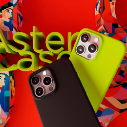 Чехол VLP накладка Aster Case силикон (с MagSafe) для iPhone 15 черный