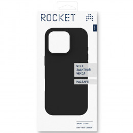 Чехол Rocket Silk силикон (с MagSafe) для iPhone 16 Pro черный