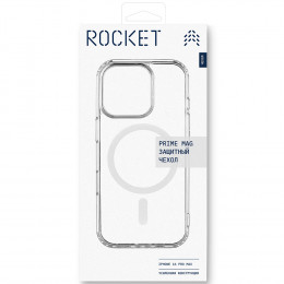 Чехол Rocket Prime Mag поликарбонат (с MagSafe) для iPhone 16 Pro Max прозрачный