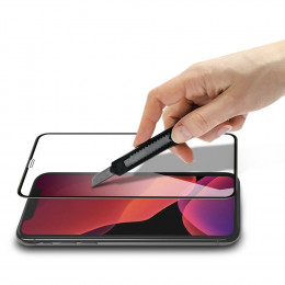 Защитное стекло 3D Mix Mocoll  глянец черное на экран iPhone 12 Pro Max