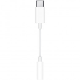 Переходник Apple (MU7E2ZM/A) USB-C - 3.5mm Jack Female  белый