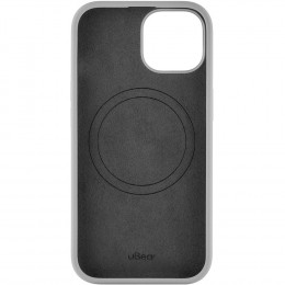 Чехол uBear Touch Mag Case силикон лунный серый (с MagSafe) для iPhone 15
