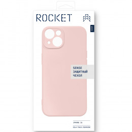 Чехол Rocket Sense силикон для iPhone 15 персиковый