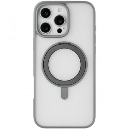 Чехол uBear Clip Mag Case пластик прозрачный/серый (с MagSafe) для iPhone 16 Pro Max