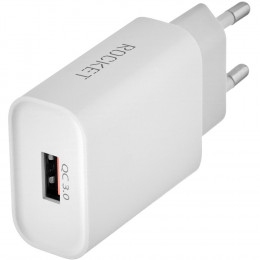 СЗУ Rocket Slot (RWC502WH18SL-A) 1 USB 18W,QC 3.0 белое